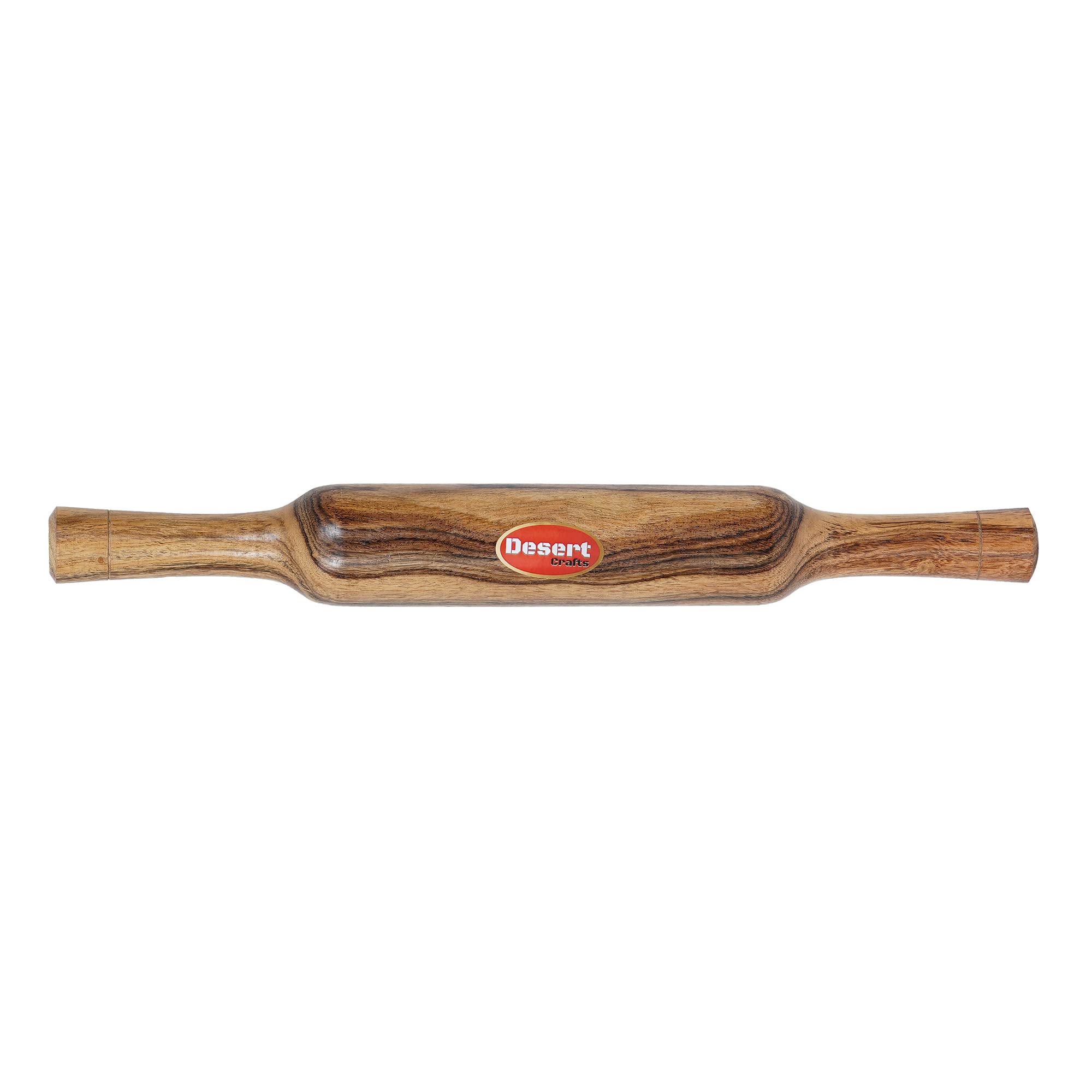 Desert Crafts 10 Inch White Marble Chakla And Polpat 12 Inch Wooden Belan For Home & Kitchen (10 Inch White Marble)